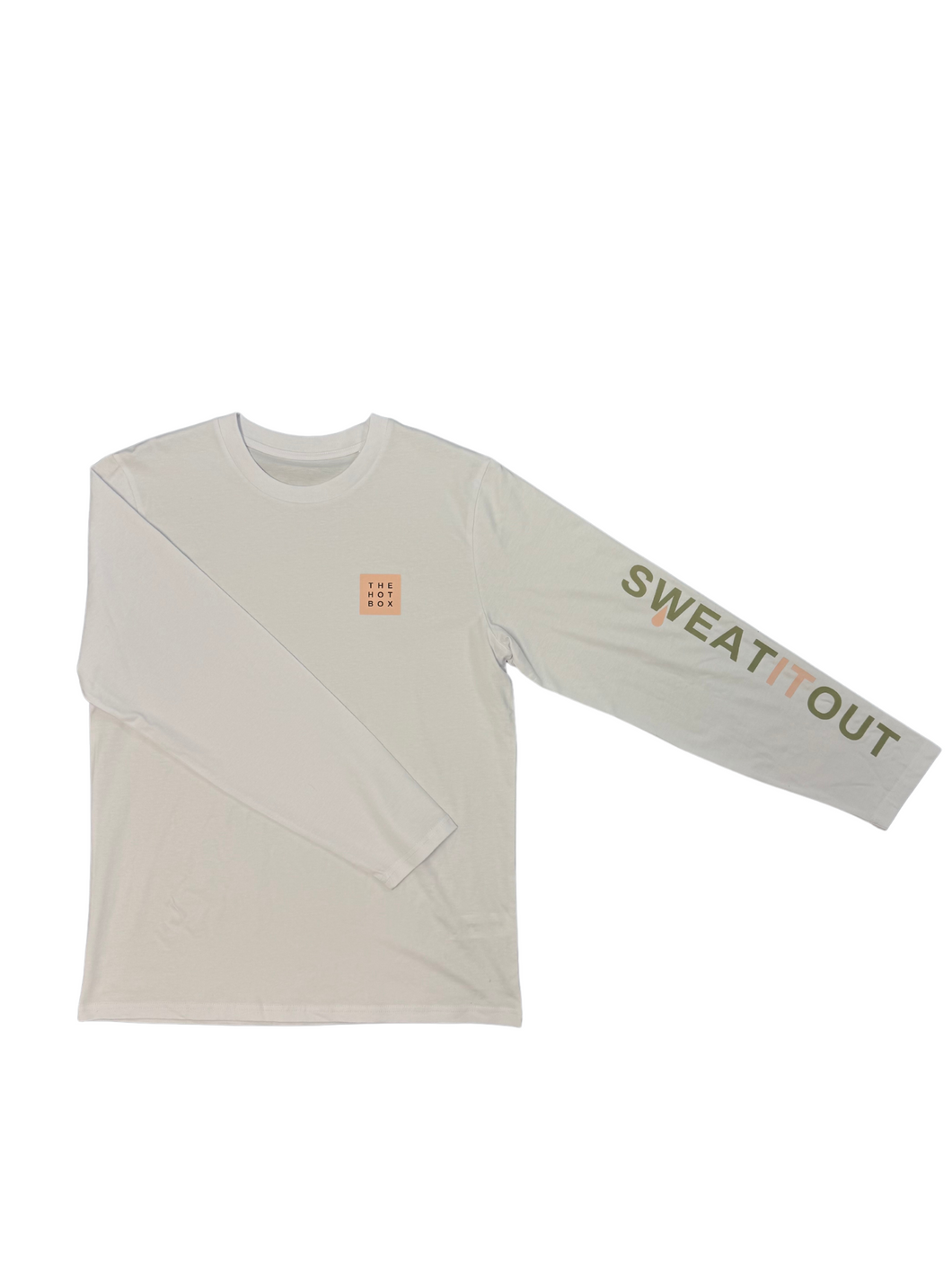 White Long sleeve Hot Box tee