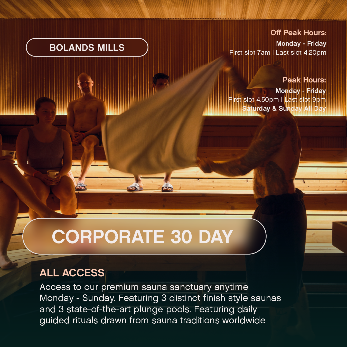 Corporate 30 Day - All Access (Bolands Mills)
