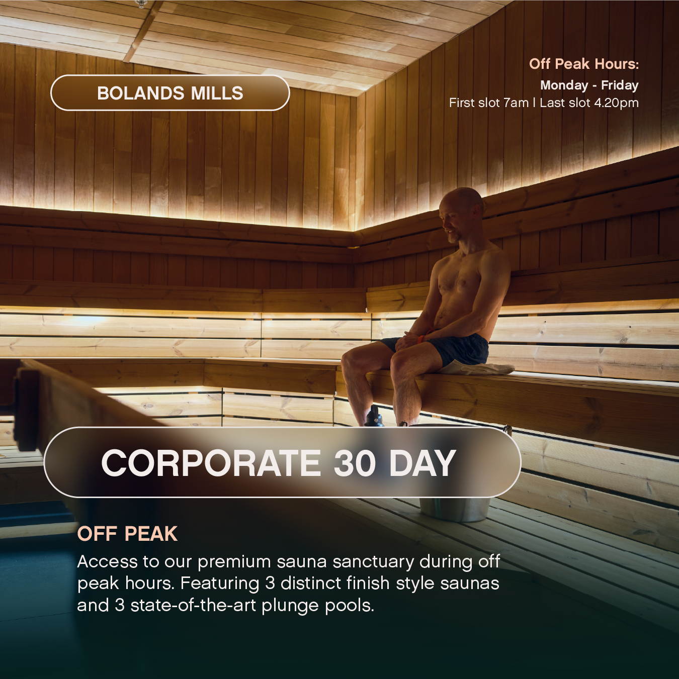Corporate 30 Day - Early Bird (Bolands Mills)