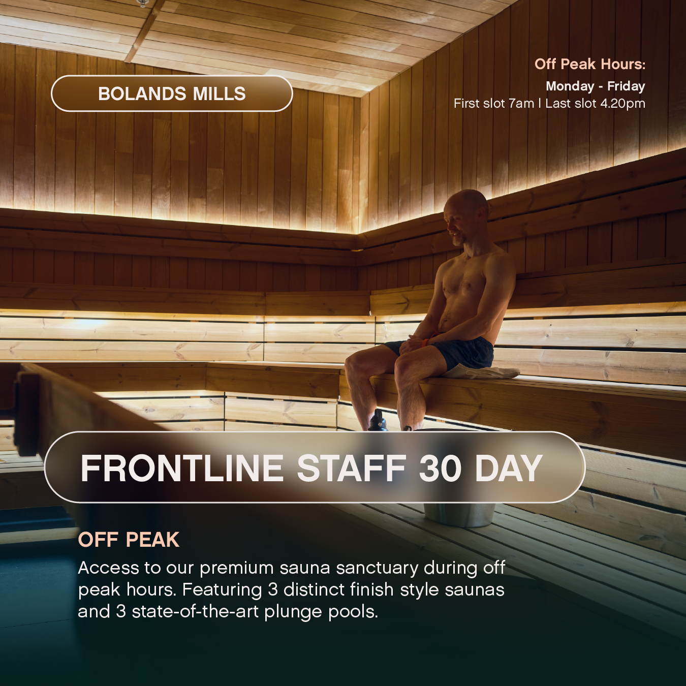 Frontline Staff 30 Day - Early Bird (Bolands Mills)