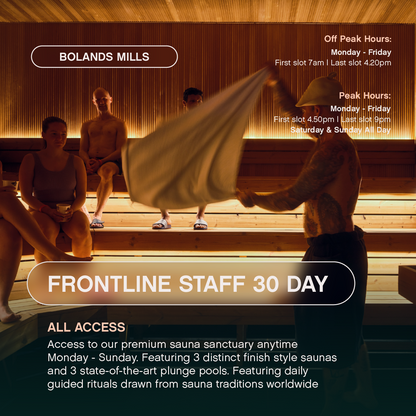 Frontline Staff 30 Day - All Access (Bolands Mills)